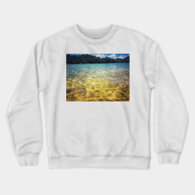 Crystal lagoon Mexico Crewneck Sweatshirt by CERO9
